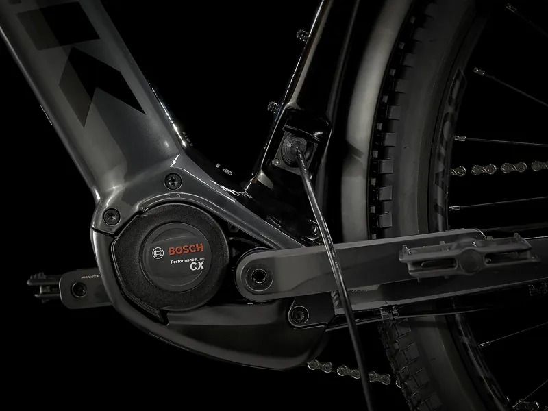 TREK Powerfly Sport 4 Equipped 500Wh Electric Mountain Bike Grey and Black-5